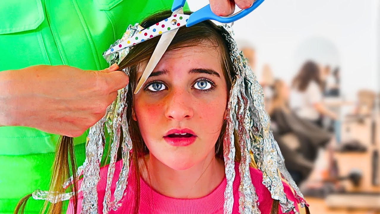 MY DAUGHTER'S EMOTIONAL TRANSFORMATION HAIRCUT.... w/The Norris Nuts