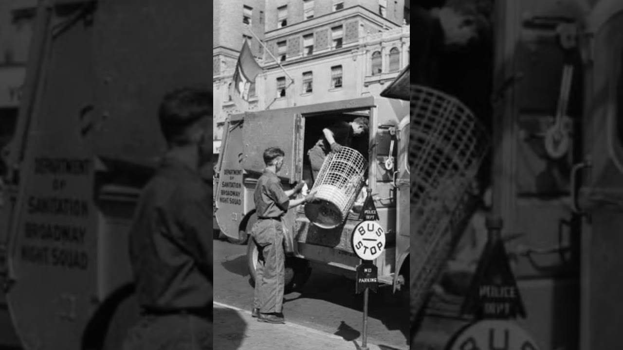 This is the New York City Department of Sanitation in the 1940s. #shorts
