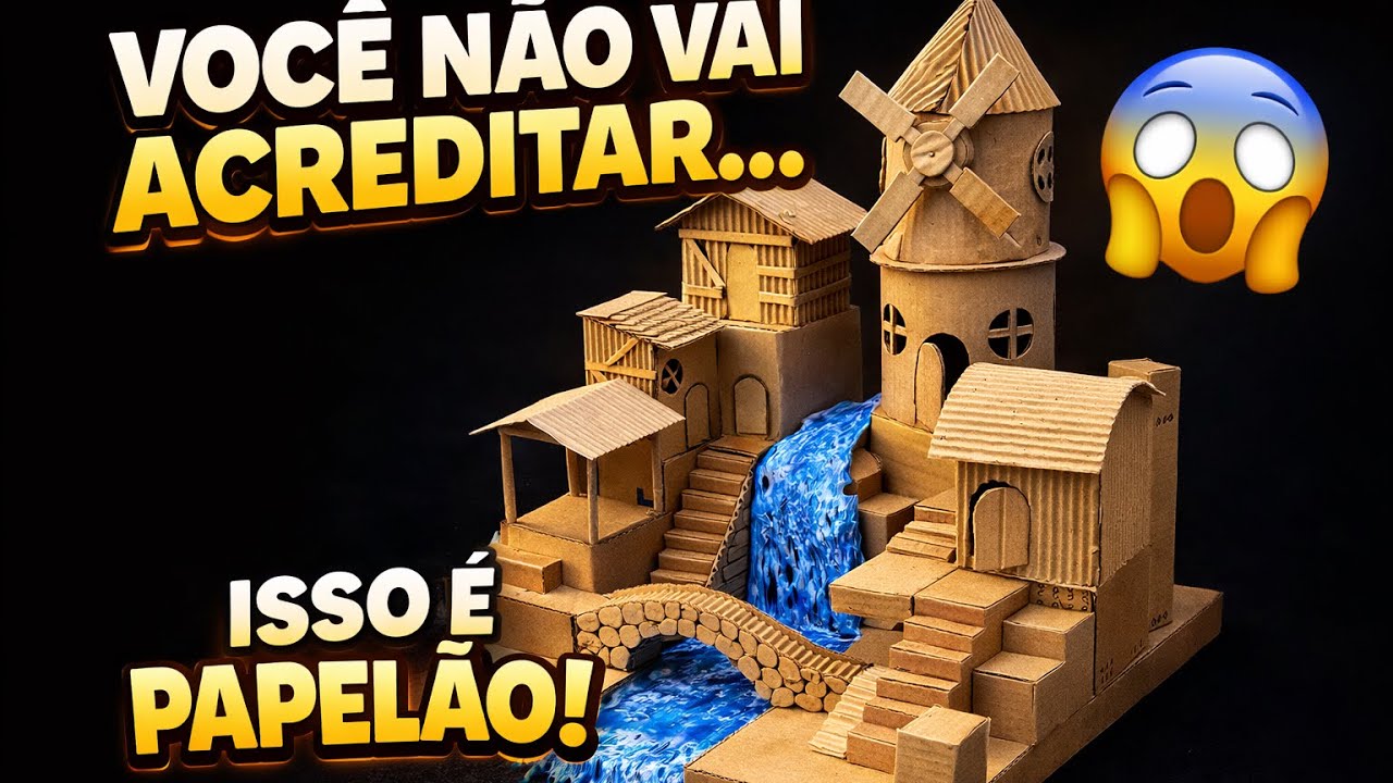 Uma vila inteira feita de papelão 