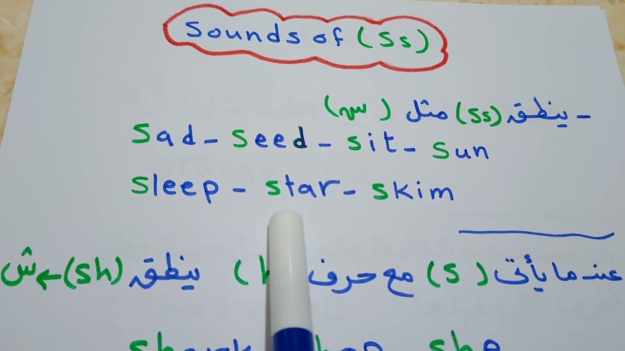 اصوات وقواعد نطق حرف (Ss-Tt) سلسلة قواعد نطق الحروف درس انجليزي ميس مروة عيسي