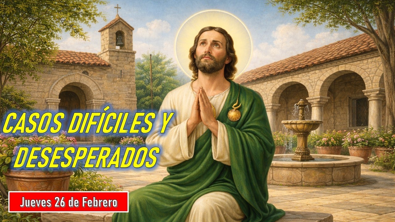 PODEROSA ORACION A SAN JUDAS TADEO PARA CASOS DIFÍCILES Y DESESPERADOS #sanjudastadeo  #sanjudas