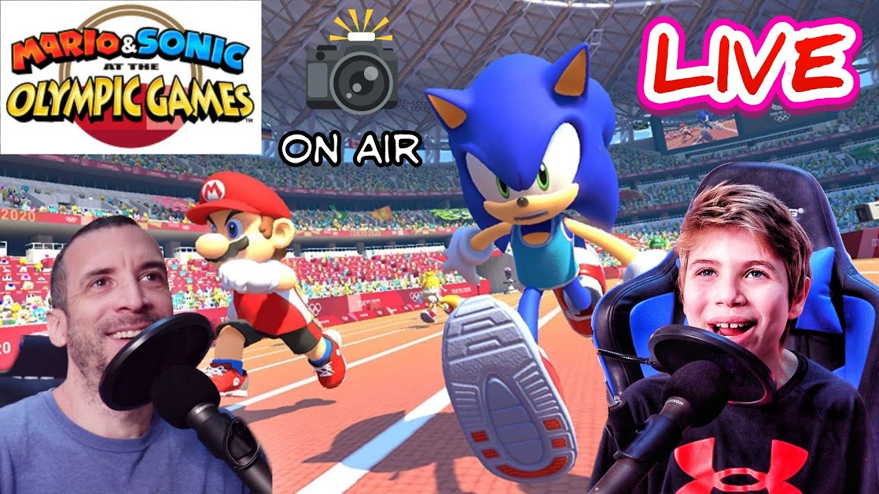 Our First Live Stream! Let's Play Mario & Sonic at the Tokyo 2020 Olympic Games - Nintendo Switch