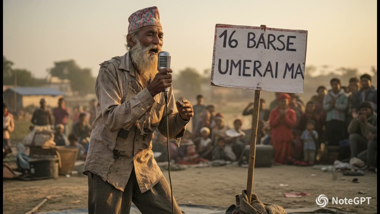 16 barse umerai ma | Narayan Gopal | Old folk music | AI Generated 