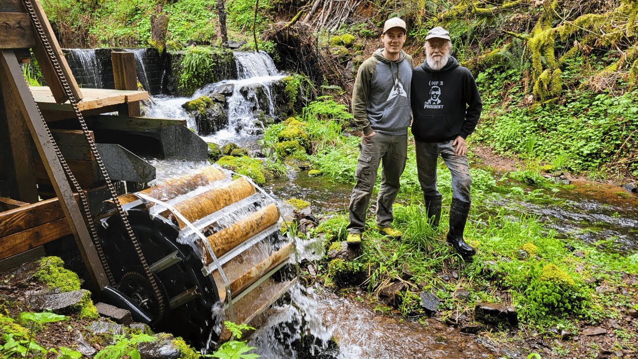 Restoring Al's Hydroelectric Water Wheel
