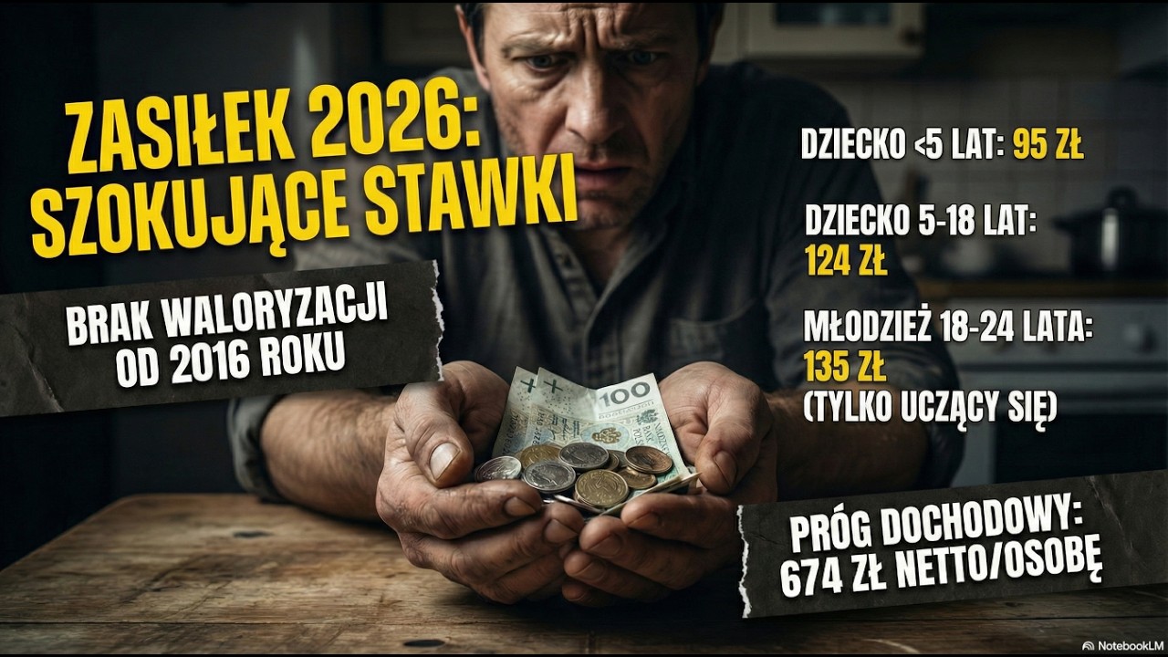 Tylko 95 zł na dziecko w 2026?! Szok! Brak podwyżek w 2026! Rząd zapomniał?