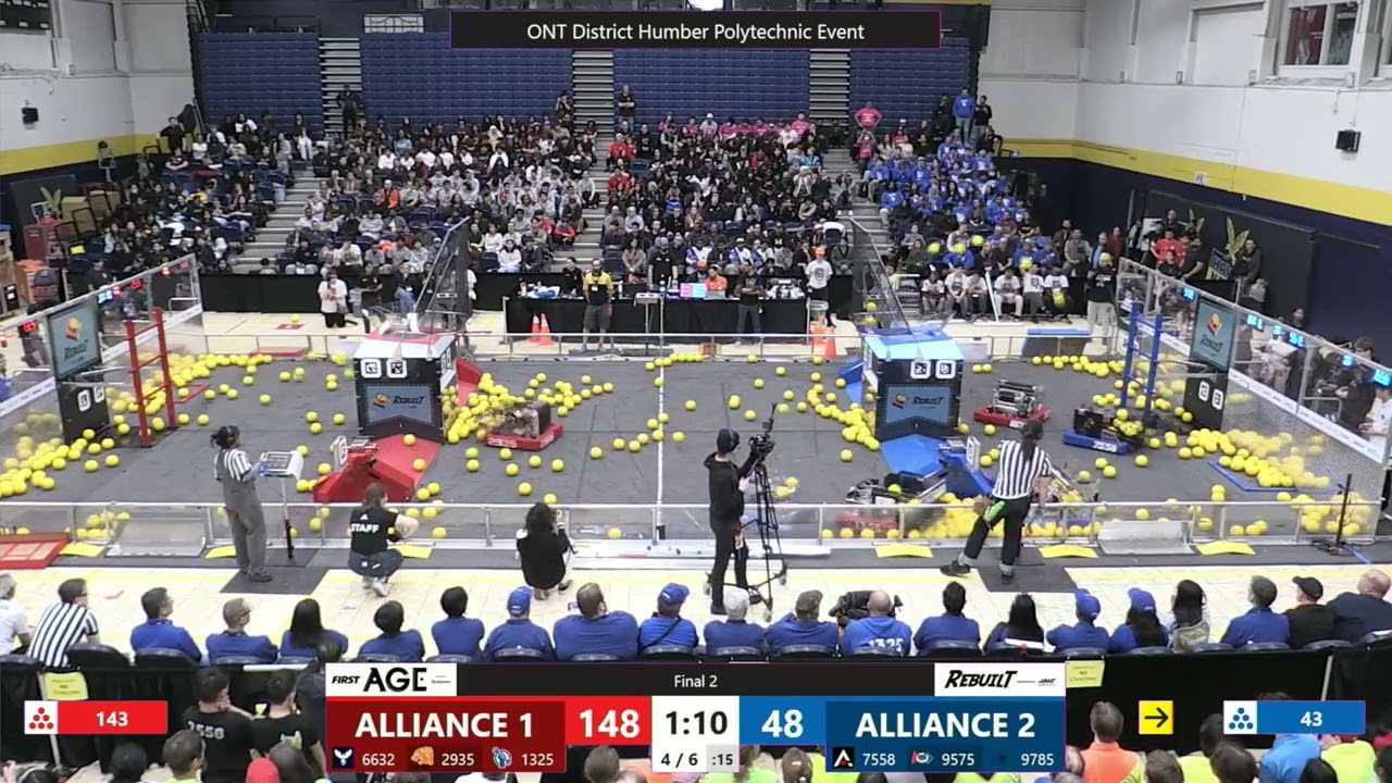 Final 2 - 2026 FRC ONT District Humber Polytechnic Event - Full Field