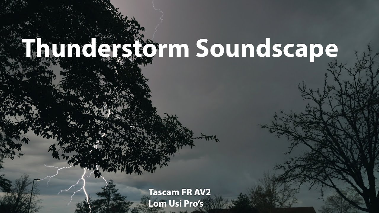 New Mexico Thunderstorm / Field Recording/ Tascam FR AV2