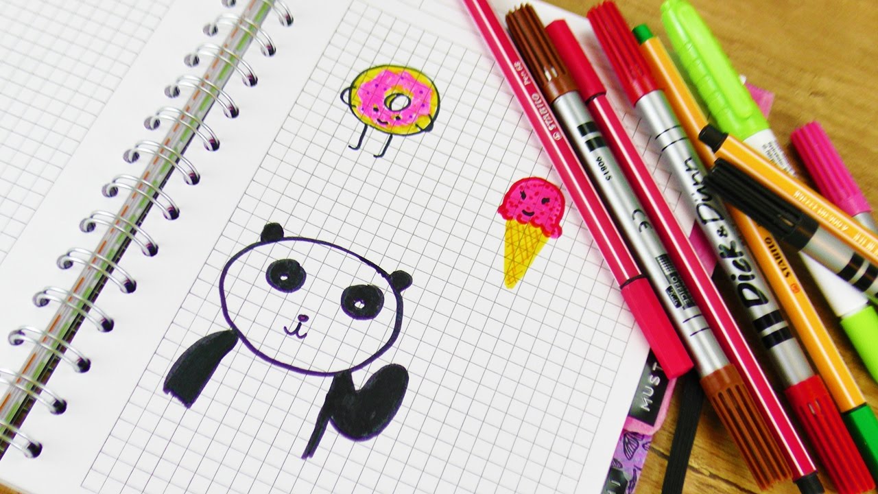 Filofax gestalten DIY INSPIRATION | 3 süße Bilder im Notizbuch | Kathis Kalender DIY