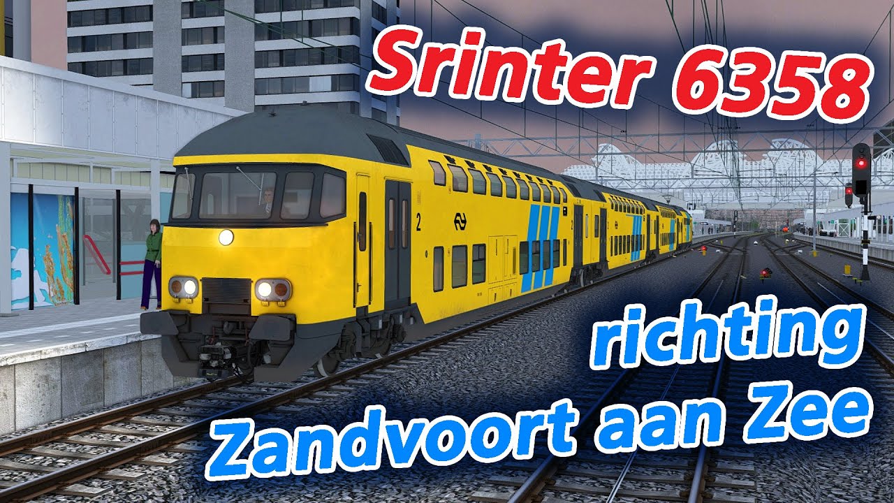 Train Simulator Classic 2024: NS mDDM Stoptrein 6358 richting Zandvoort aan Zee