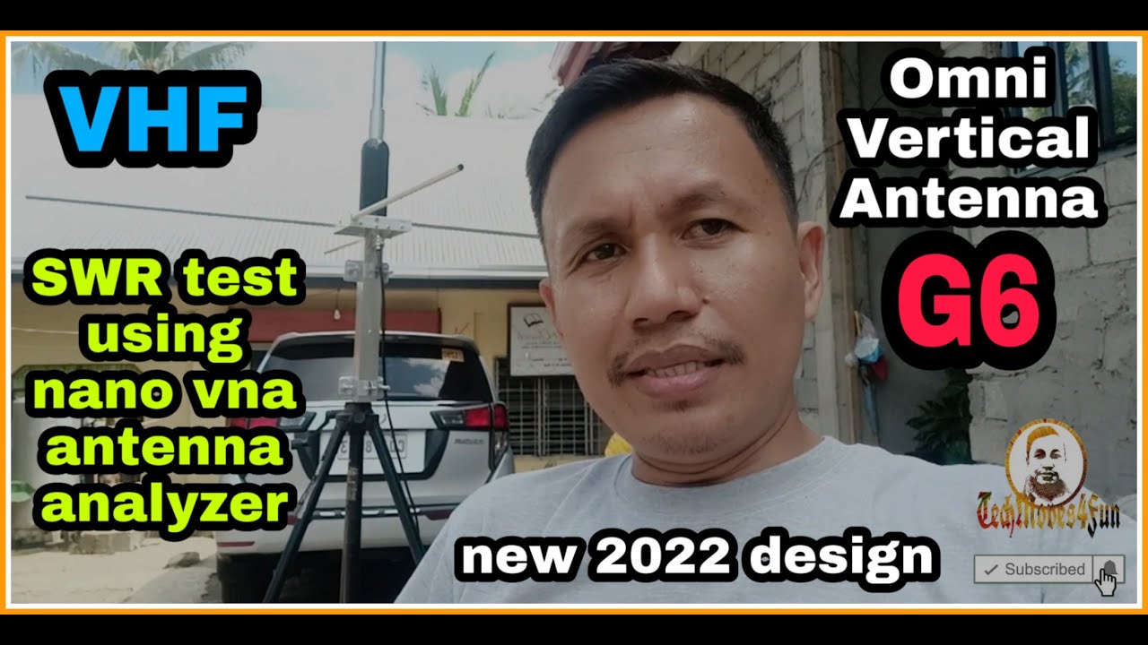 2022 G6 Omni Vertical Antenna | SWR TEST | using VNA antenna analyzer | Magpagawa kana idol