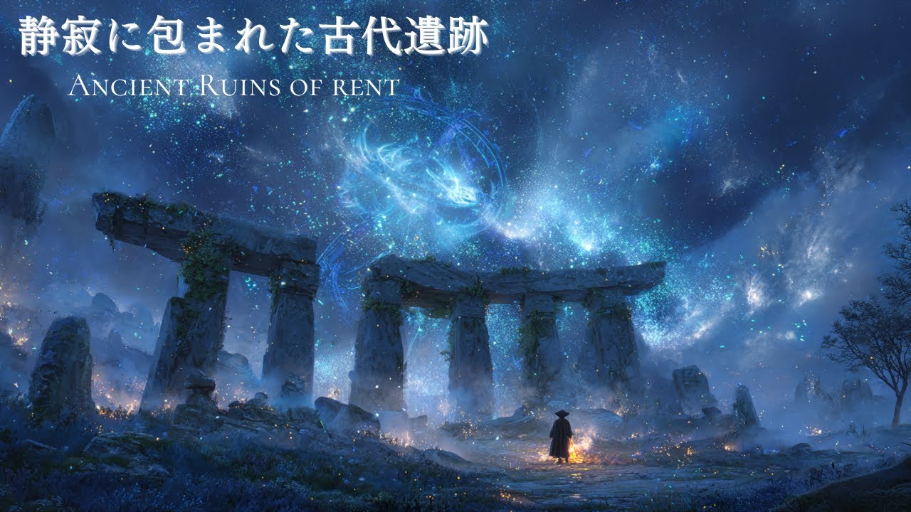 【ケルト音楽・Celtic音楽】古代遺跡でひと息つく夜｜静寂に包まれる/作業用/読書用/休息用