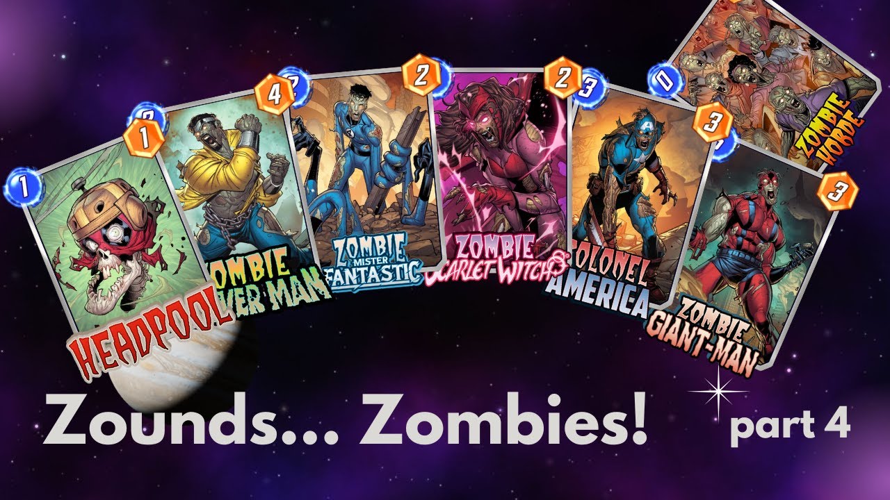 Playing Full zombie deck (now with Zombie Mister Fantastic) in zombie season | Marvel Snap | part 4