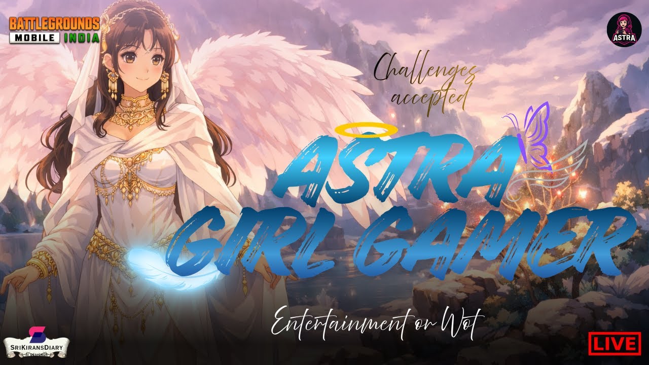 Any challenges 🧐|| BGMI Live ||Astra Girl Gamer #telugu #kannada #tamil #hindi #bgmilive