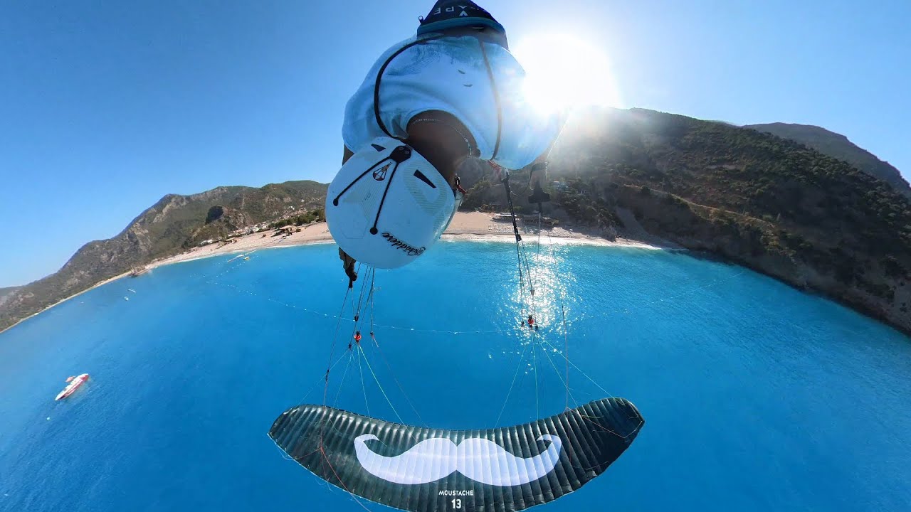 Speedfyling Moustache 13 in Oludeniz (with almost groundloop)