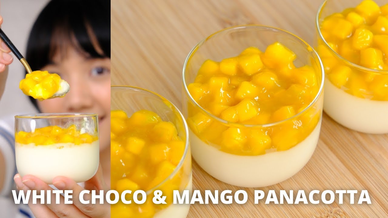 WHITE CHOCOLATE PANACOTTA!