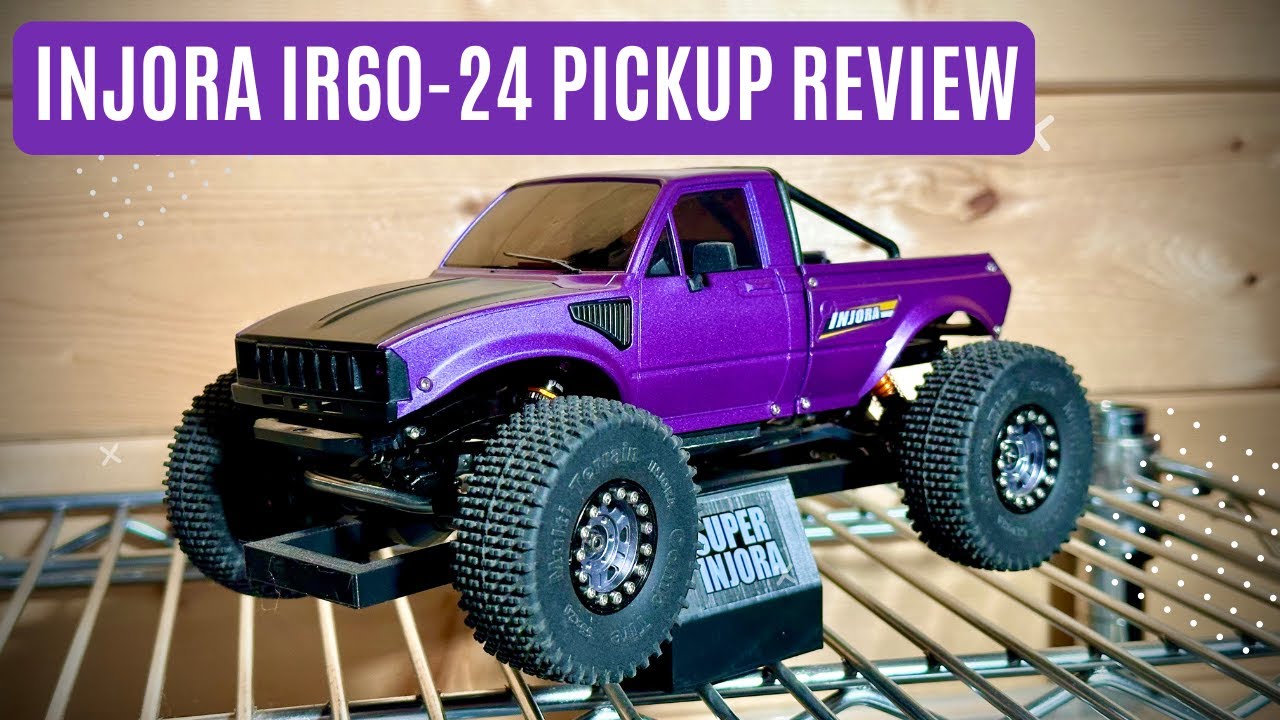 Injora IR60-24 Pickup Hard Body for SCX24 - First Look & Review