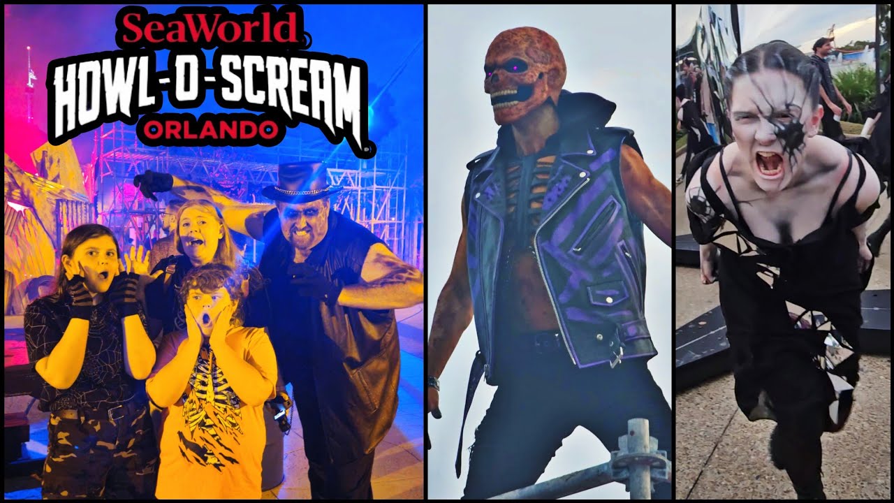 We Survived the Scariest Night at SeaWorld! Howl-O-Scream Orlando