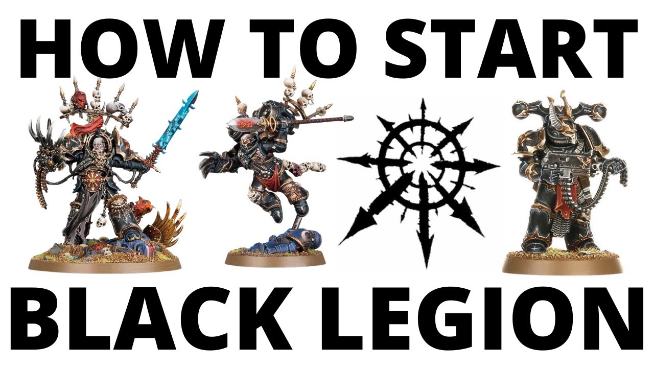 How to Start a Black Legion Army in Warhammer 40K - Beginner Guide and Rules Overview