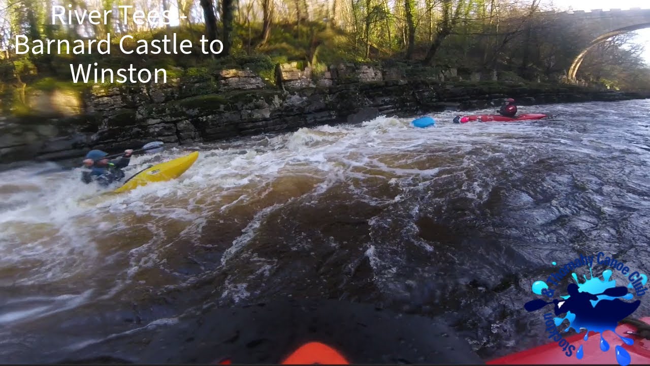 Swimmers, Rolls and Rescues on the Mighty River Tees with STCC - Barnard Castle to Winston 0.65m