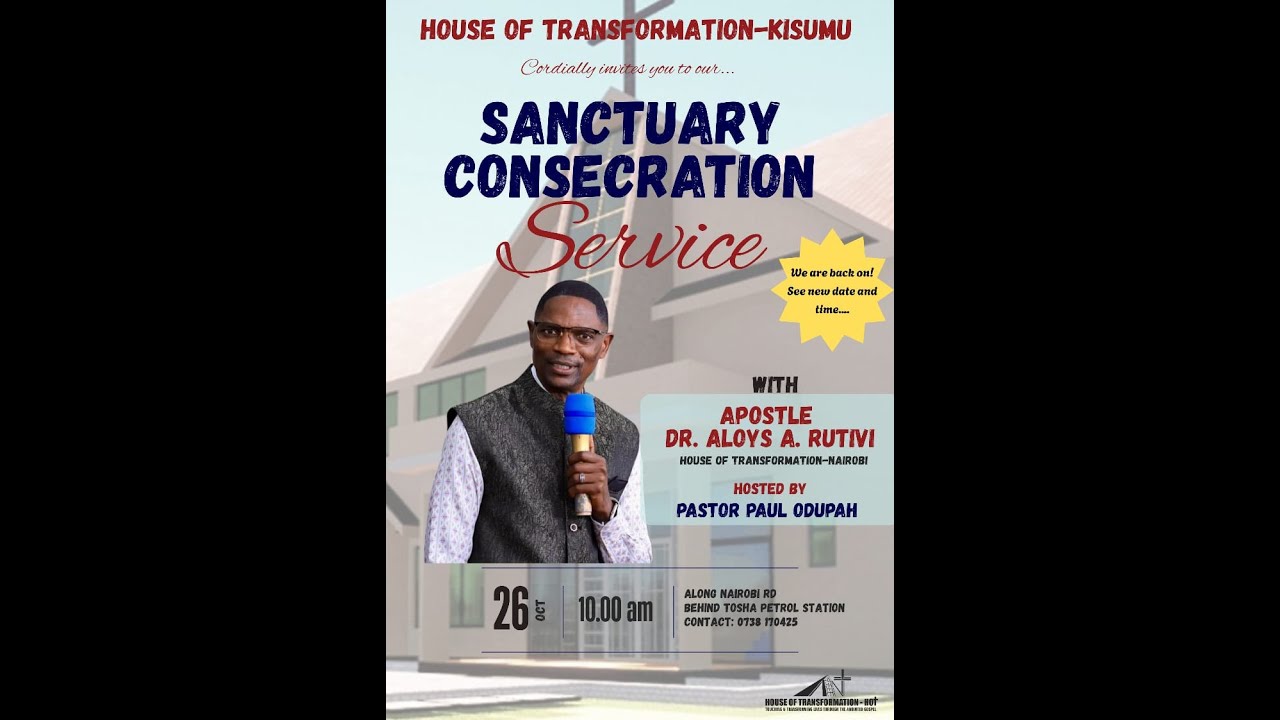 HOT KISUMU CHURCH SANCTUARY  CONSECRATION WITH APOSTLE DR.A.A. RUTIVI || THEME:HOUSE OF PRAYER