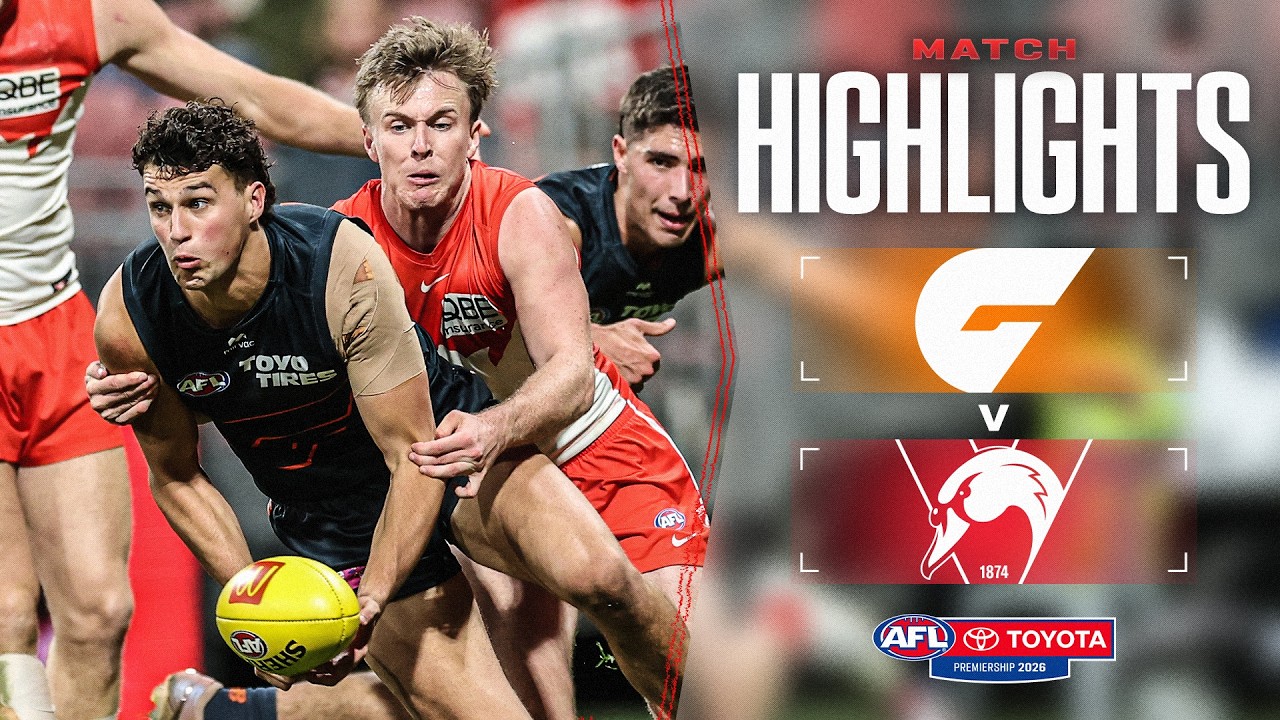 GWS Giants v Sydney Swans Highlights | Round 20, 2026 | AFL