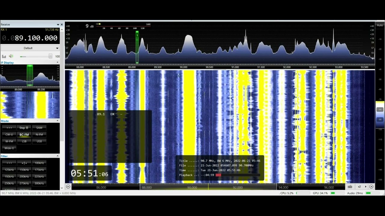 Es 1541km 89.10MHz Radio Al-Amal (Iraq/ Al Basrah (or  Nasiriya) ?kW)