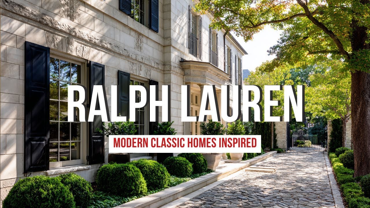 Modern Classic Homes Inspired by Ralph Lauren Refined Heritage with Contemporary Elegance