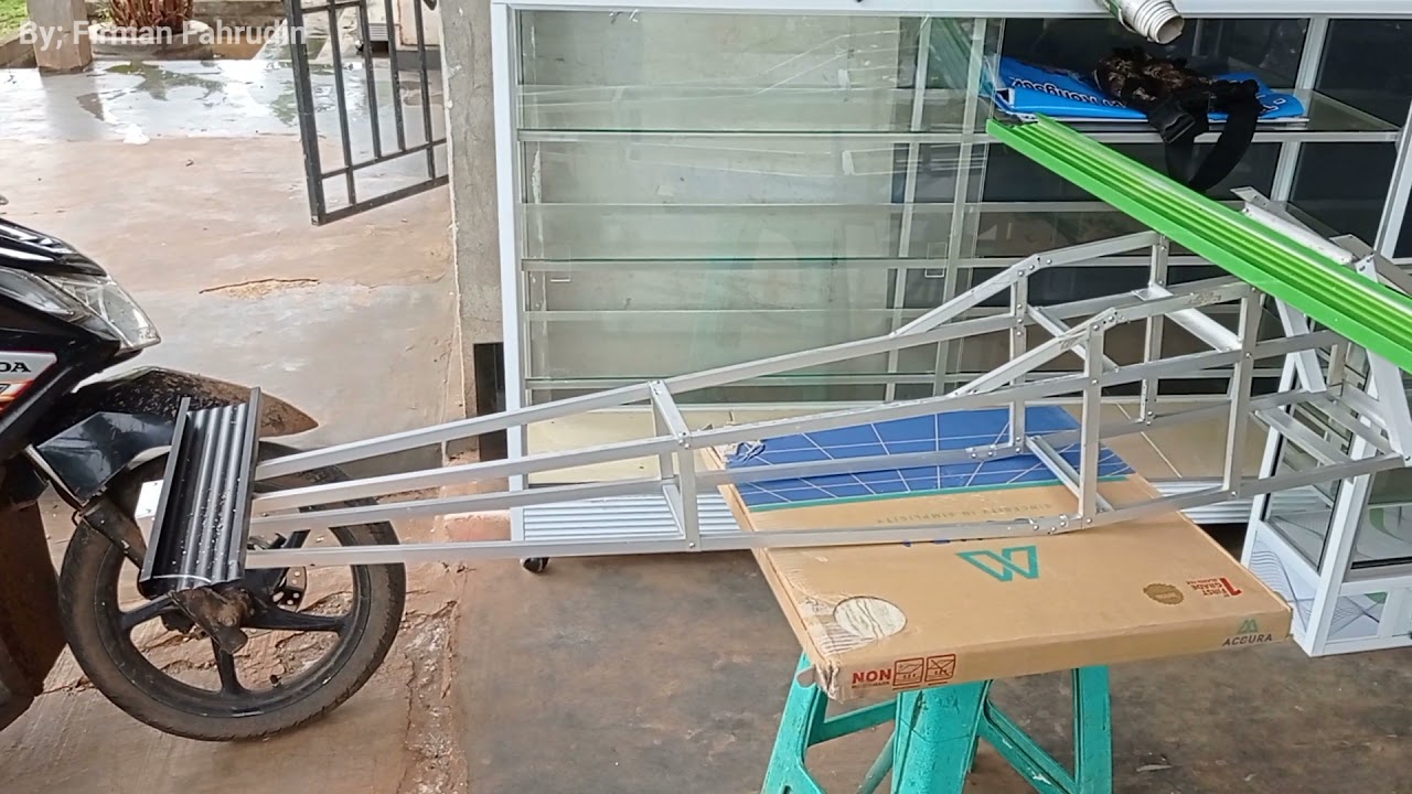 Build DYI body MPR (Mesin Potong Rumput) dari Alumunium  #part1