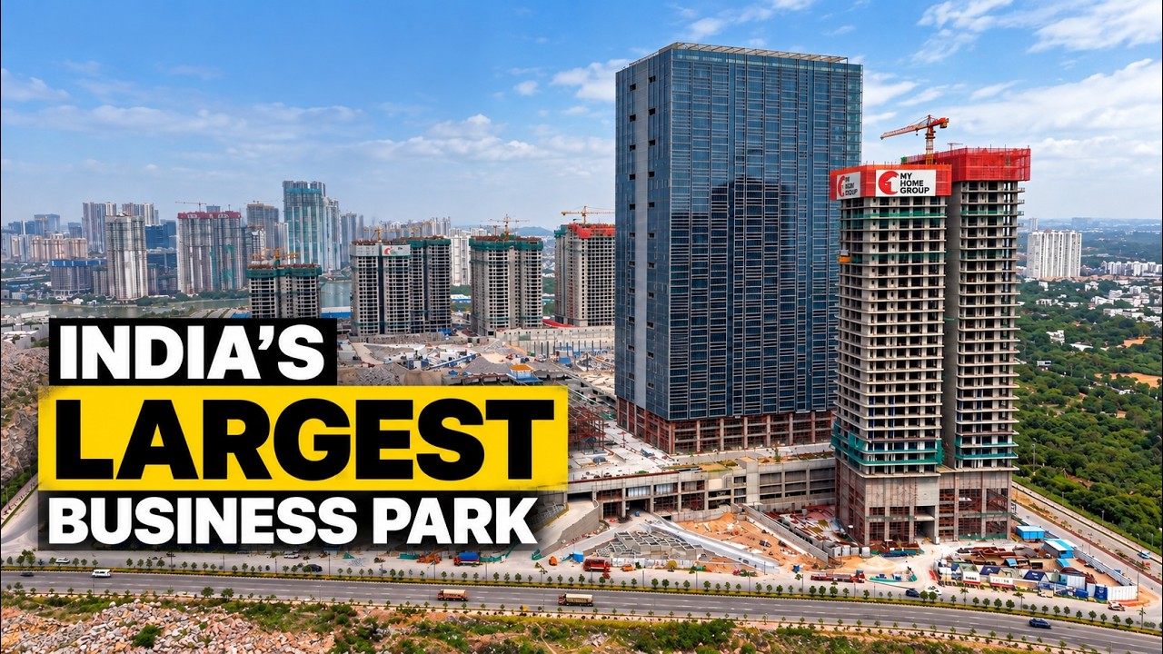 India's Biggest Upcoming Business Park | Hyderabad's Mega Commercial Project | My Home Construction