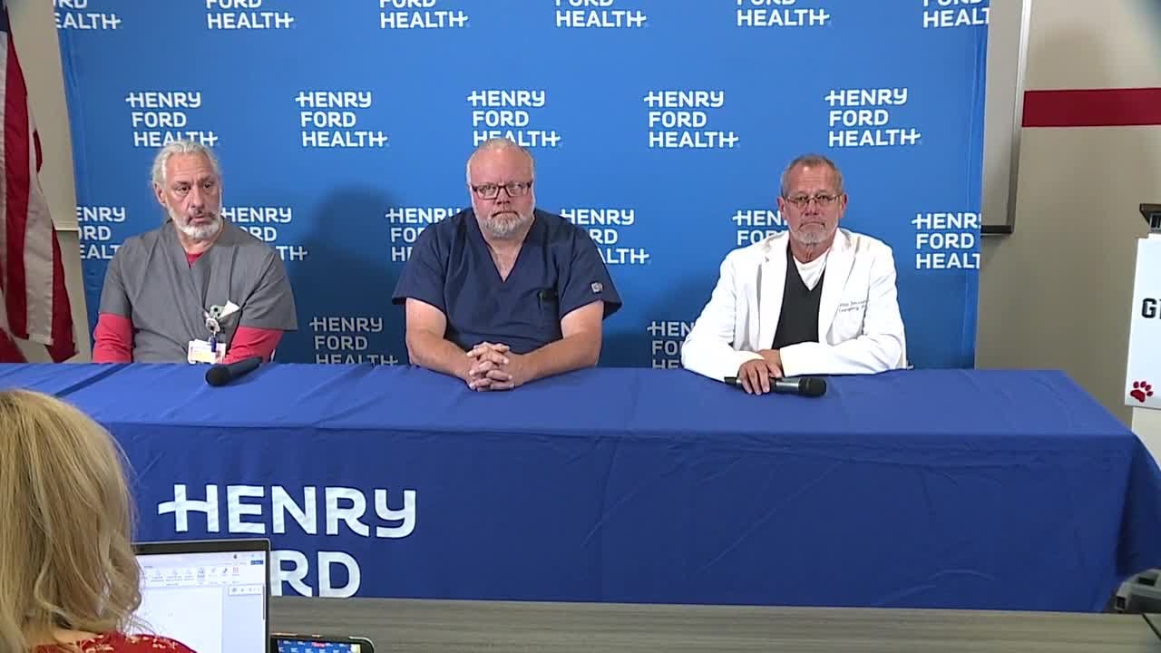 Henry Ford Genesys doctors speak on care they provided after mass shooting & fire