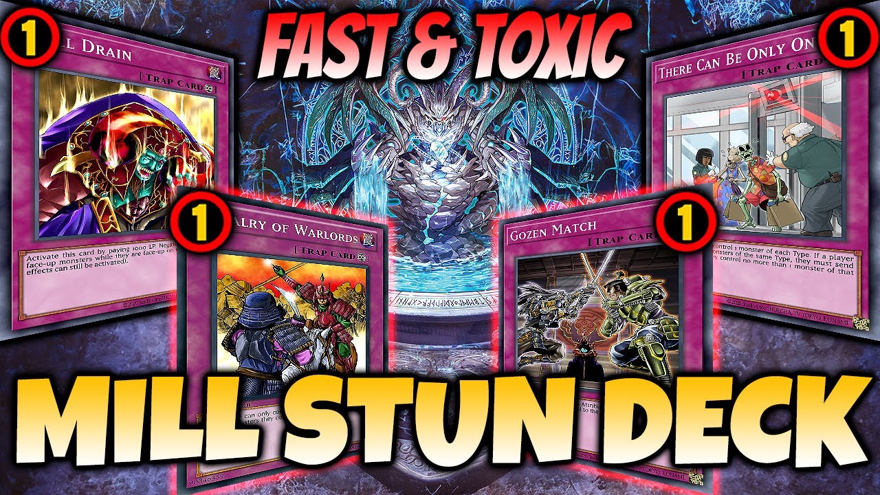 They Run out of Cards ❗❗ Easily Deck out your opponents with Toxic Mill & Stun Deck [Master Duel]