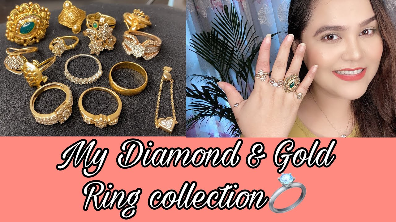 MY DIAMOND & GOLD RING COLLECTION || (Part 1)KAAMINI RAJPUT