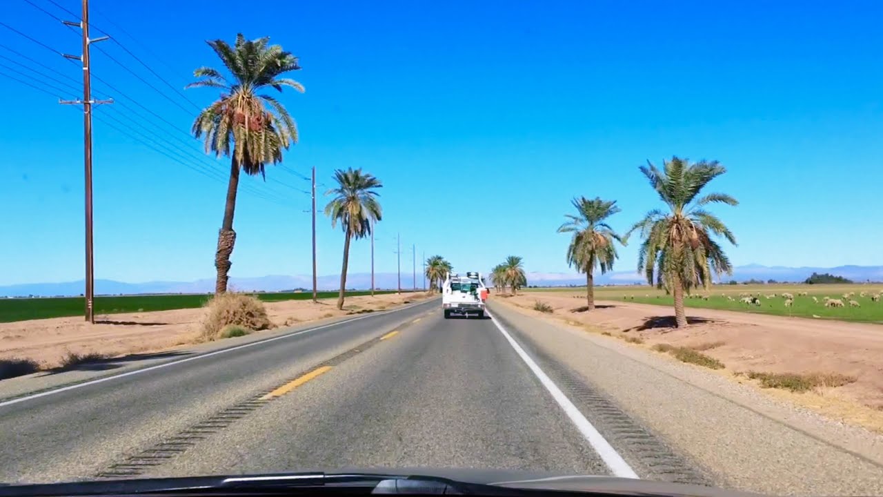 Brawley, CA to Calipatria, CA - High Speed Driving Video