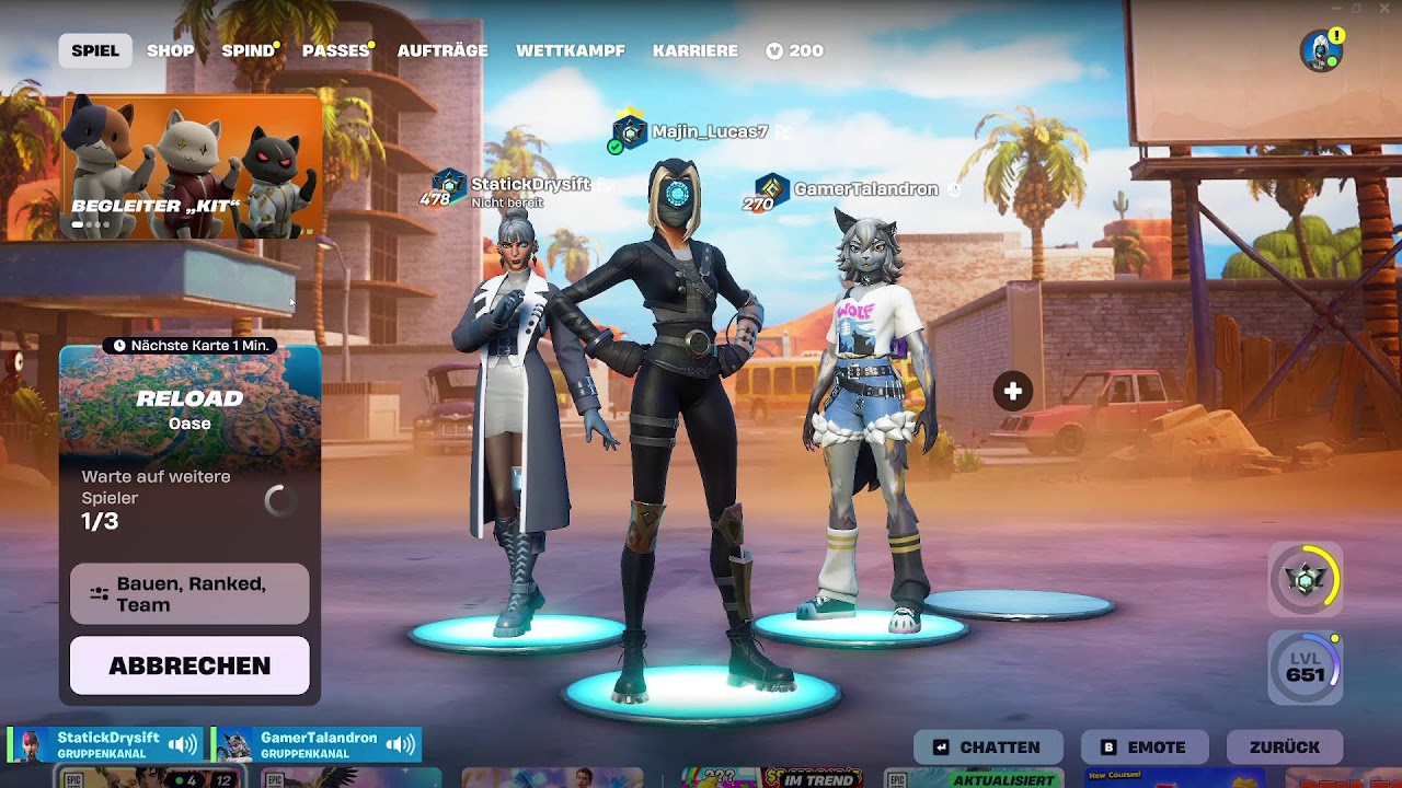 Fortnite Live TOP 1K UNREAL BR     Deutsch