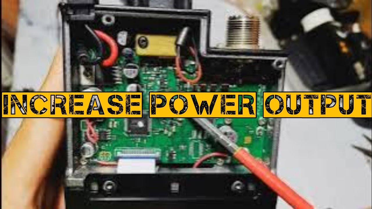 QYT KT-8900 HOW TO INCREASE POWER OUTPUT
