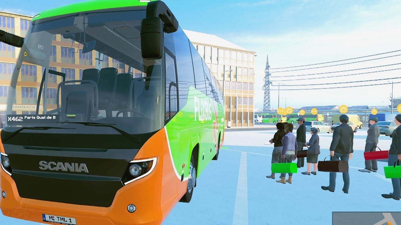 Coach Bus Simulator 2019 - Scania Touring in Luxembourg! 4K