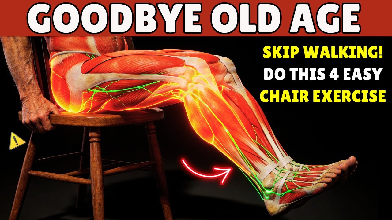 Seniors, 4 Easy Chair Exercises to Restore Strength After 60 | Senior Health Tips