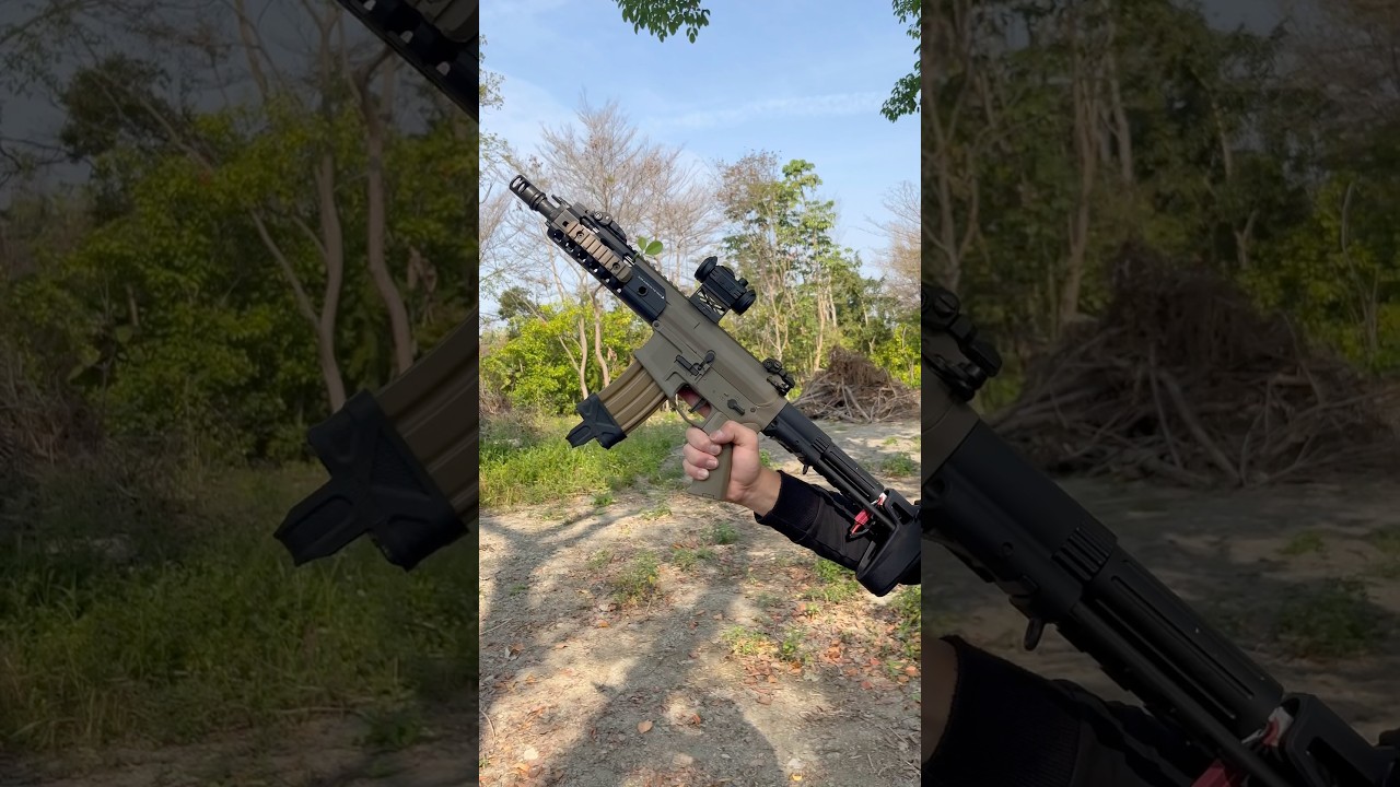 《AMOEBA》ARES AMOEBA Mutant M4 SBR EBB.#survivalgame #GBB #生存遊戲 #airsoft #電動槍 #阿米巴#衝鋒槍 #ガスガン #エアガン