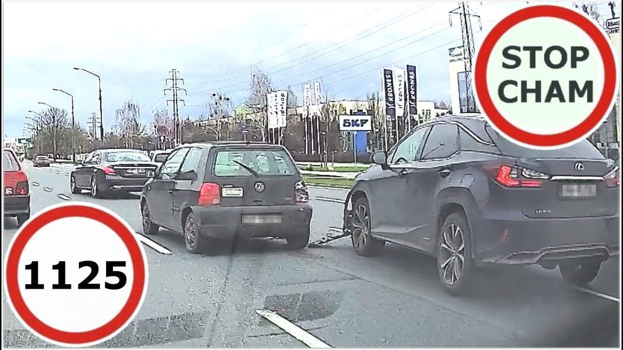 Stop Cham #1125 - Niebezpieczne i chamskie sytuacje na drogach