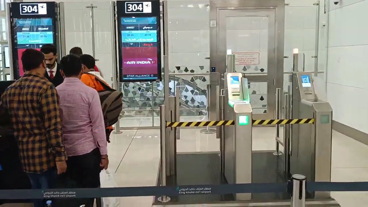 Riyadh Airport Departure Terminal 3 Air India Flight Onboarding Part 3 #airport #riyadh #saudiarabia