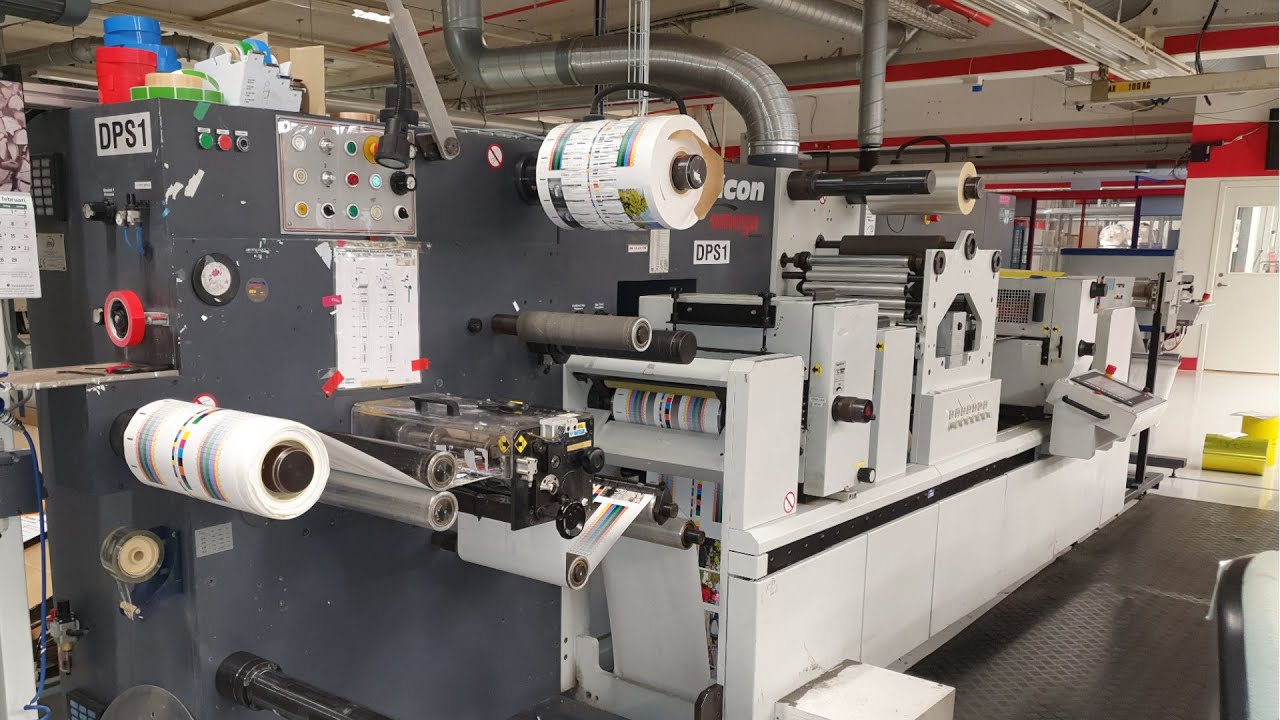 ABG Digicon Series II   Slitter Rewinder   Label finishing machine