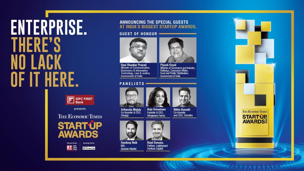 The Economic Times Startup Awards Finale 2020