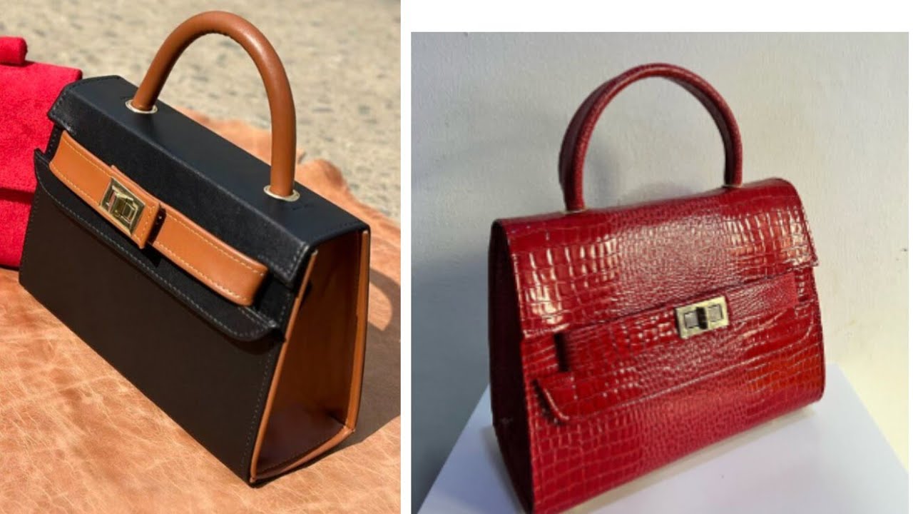HERMES INSPIRED DESIGNER HANDBAG || Sew With Me || How to make a structured handbag