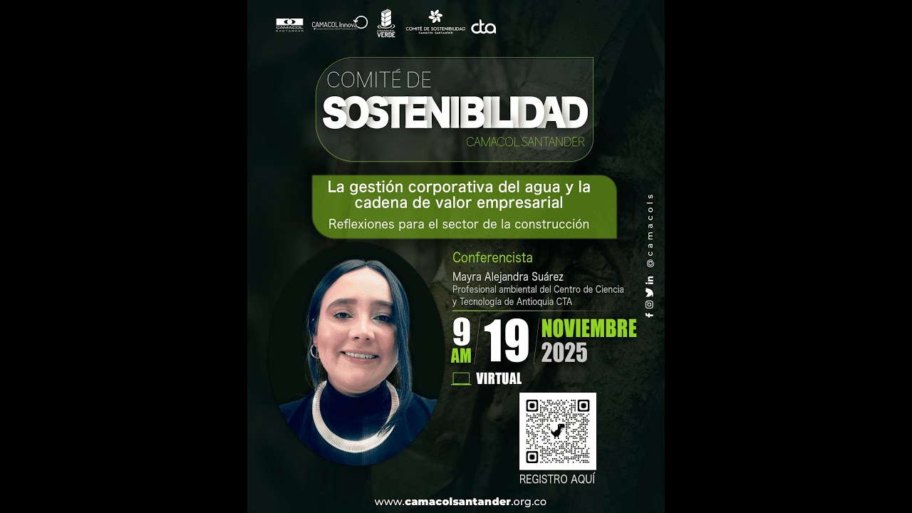 Gestión Corporativa del Agua y la Cadena de Valor | Sector Construcción | Camacol Santander
