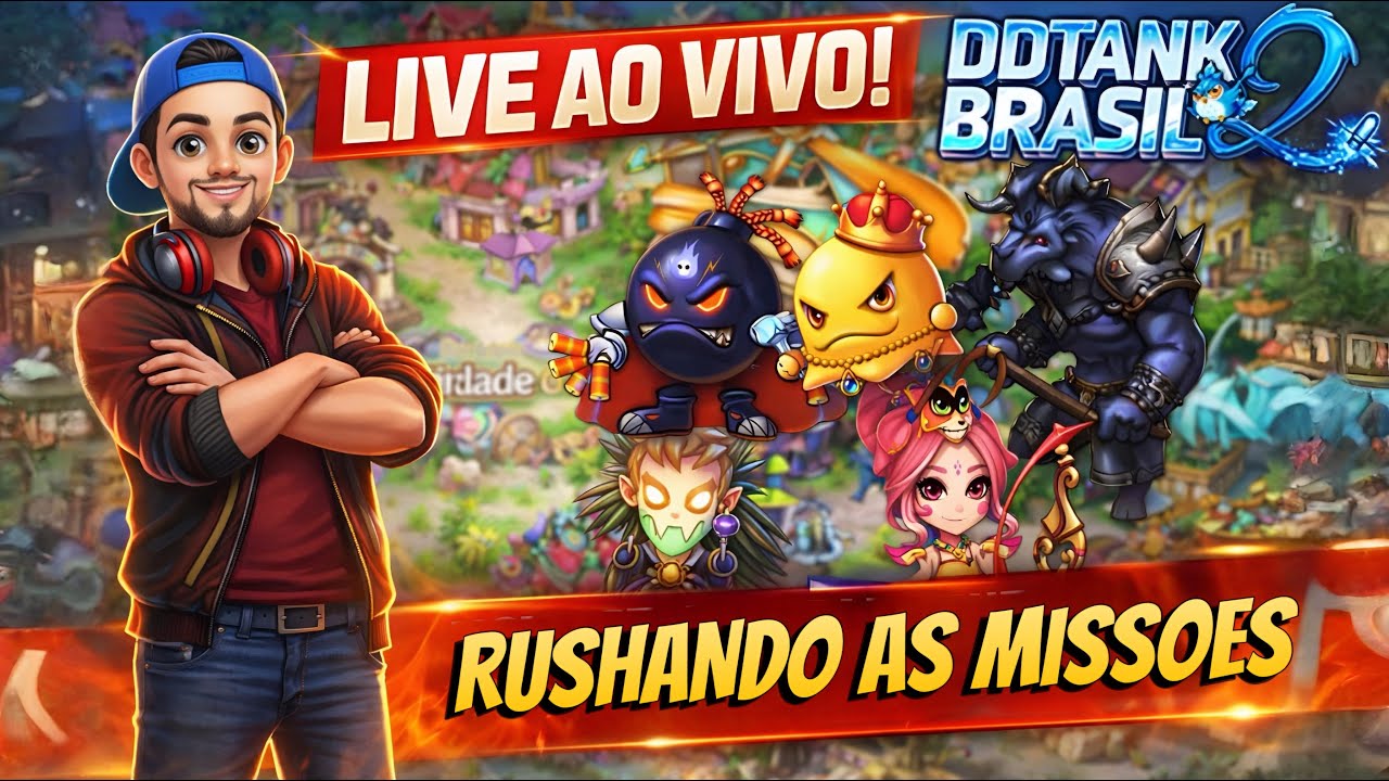 🔥 DDTANK BRASIL 2 🔥  RUSHANDO MISSOES 🔥 EVENTOS CARNAVAL 🔥