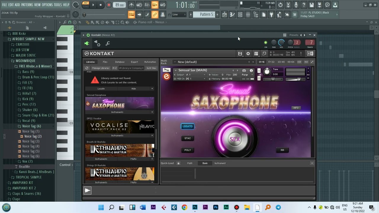 ZOUK BEAT MAKING IN FL STUDIO  20 (HOW TO MAKE ZOUK TYPE BEAT) 2023