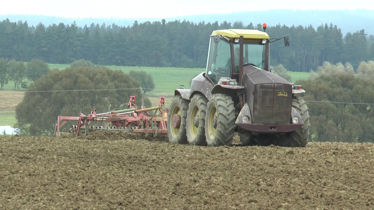 Dvorak PB 400 III tractor field action + Fendt Trisix archetype + prototype 6x6 Tatra tractor