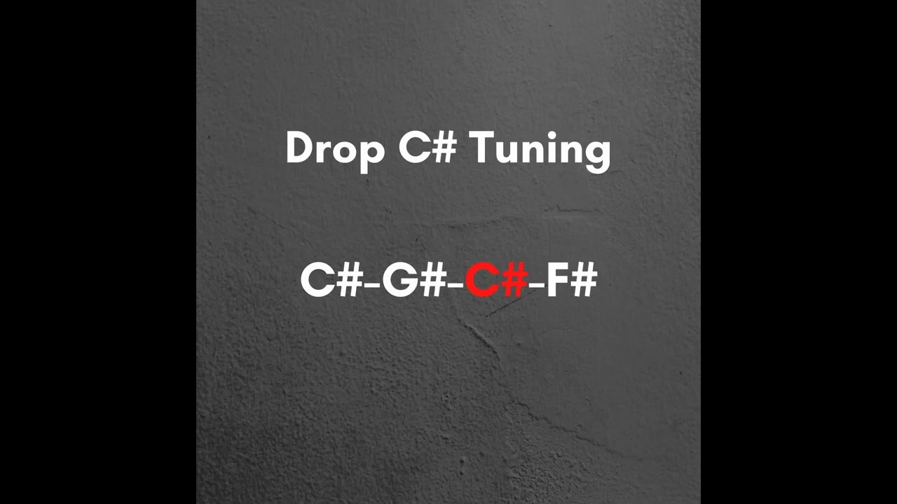 Bass Tuner Drop C# Tuning