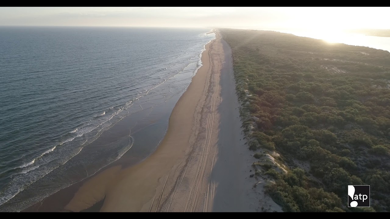 La Flecha de El Rompido a vista de dron.