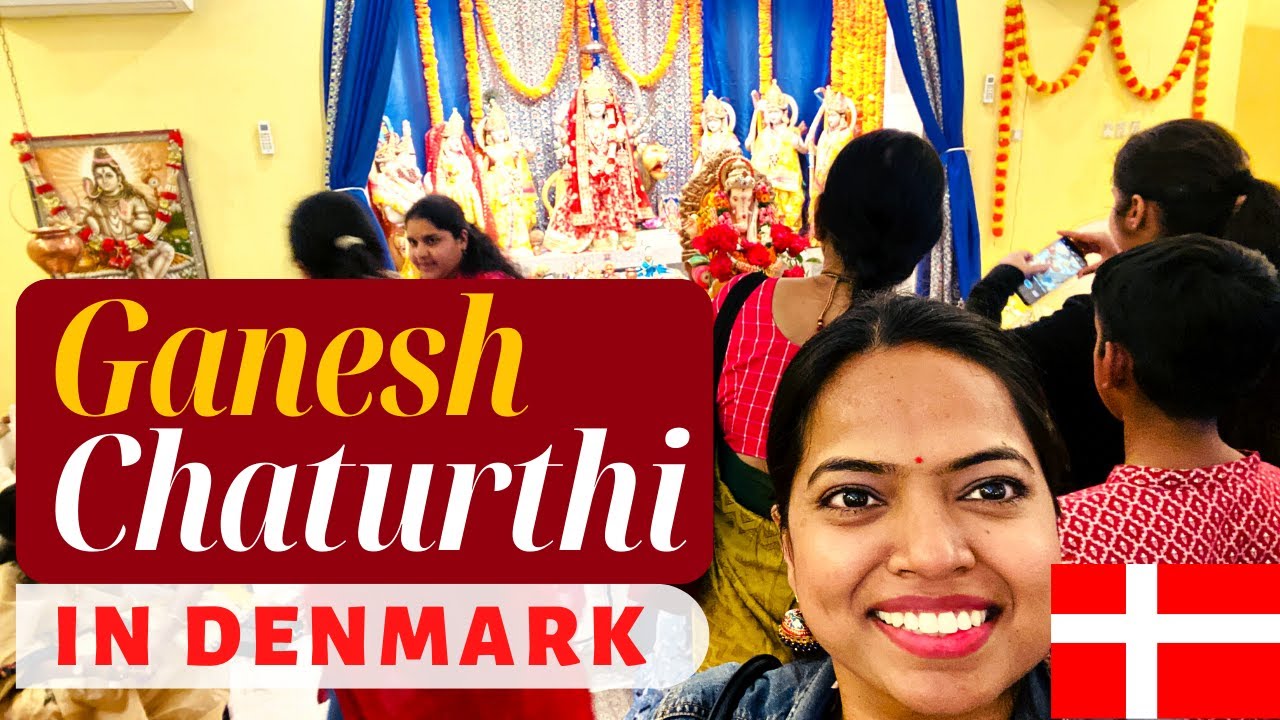 Welcoming GANPATI BAPPA in Denmark | Indians in Denmark | Kriti Prajapati